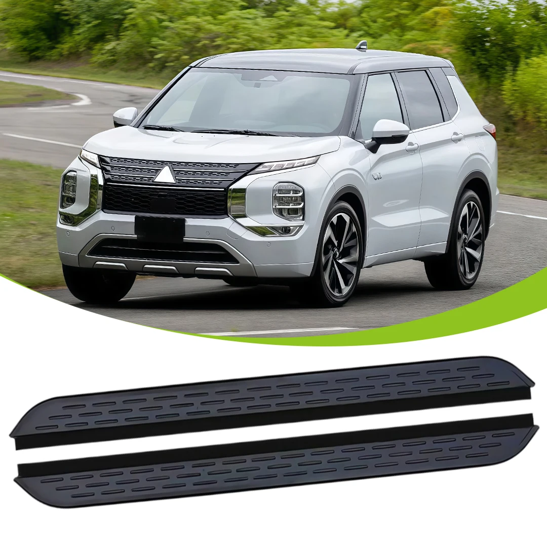 2Pcs Running Boards Side Step Pedal Fixed Foot Step Stair Nerf Bar Fits for Mitsubishi Outlander 2022-2026