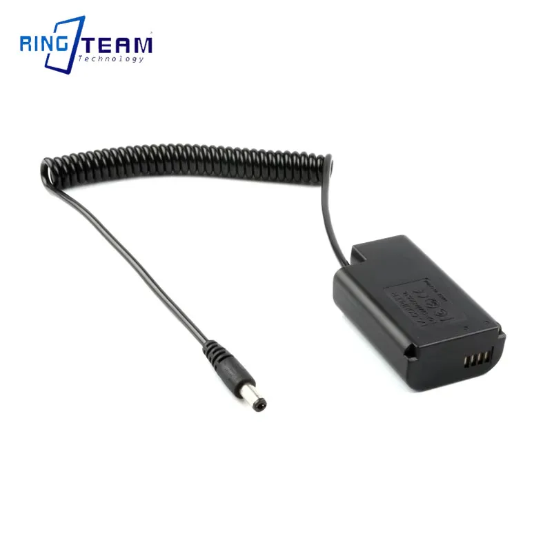 DC 5.5x2.5mm Male Spring Cable to DMW-DCC16 DC Coupler DMW-BLJ31 Dummy Battery for Panasonic LUMIX S1 S1M S1R S1RM S1H
