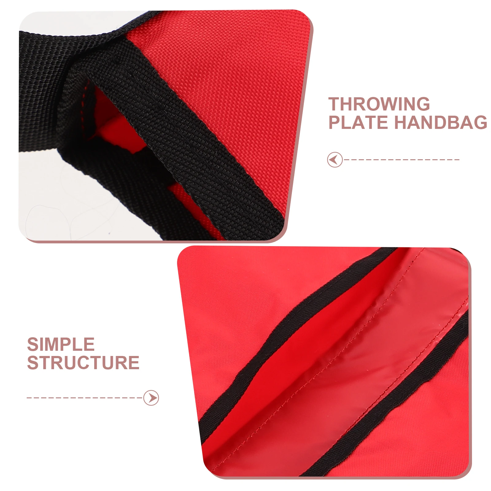 Discus Storage Bag 23x10inch Oxford Cloth Lightweight Design Large Capacity Dual Carry Modes Protection Gear Organizer