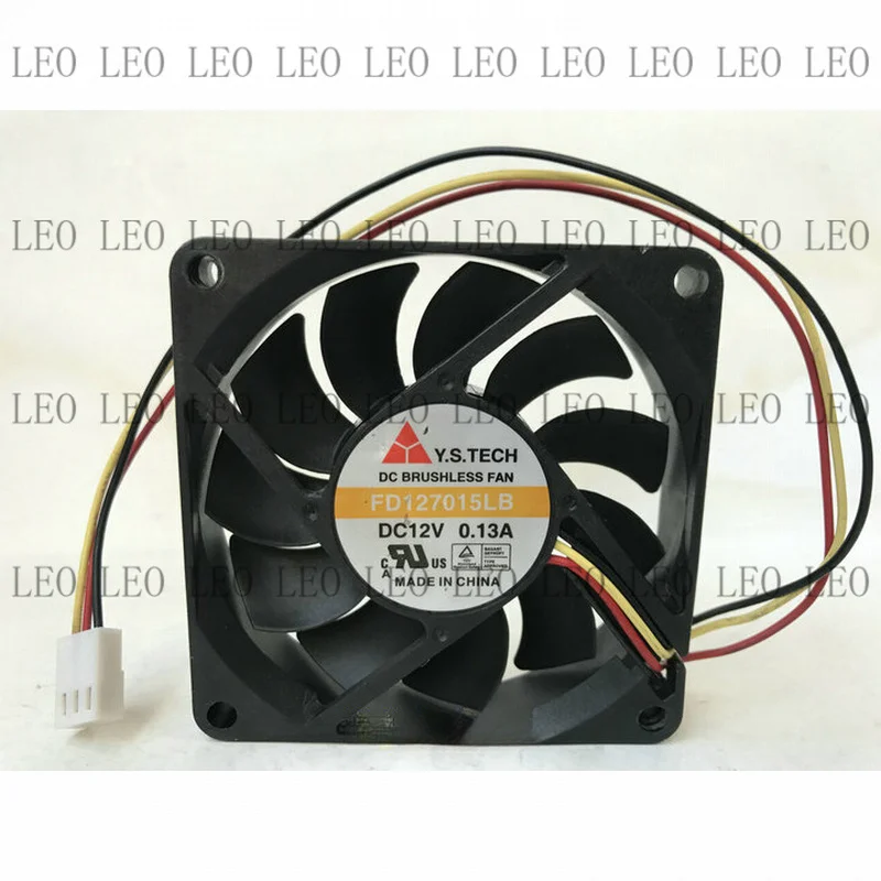 MY 1pcs  For Y.S.TECH 7015 FD127015LB 12V 0.13A 7cm 7CM cooling fan 3pin