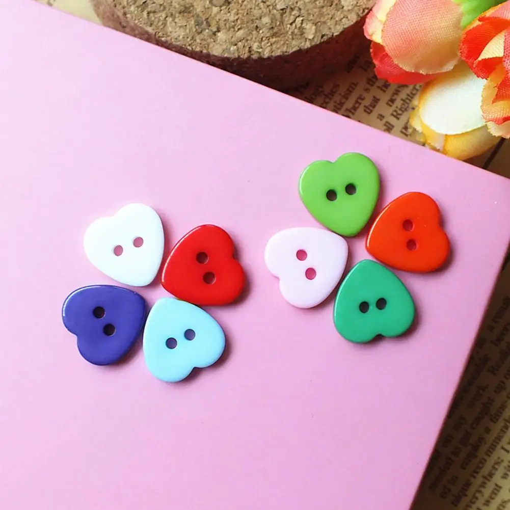 100PCS Random Mixed Decorative Buttons Lovely Conveyance Double Holes Mix Sewing Wooden Plastic Buttons Flatblck Scrapbooking