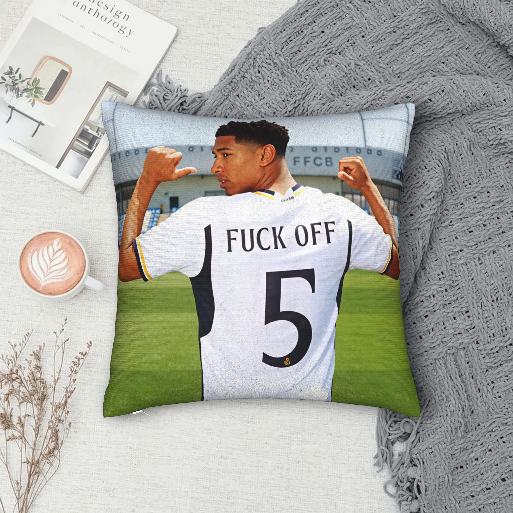 Pillow Cover Bellinghams England Football  Novelty Pillow Case For Living Room Chair Pillowcases