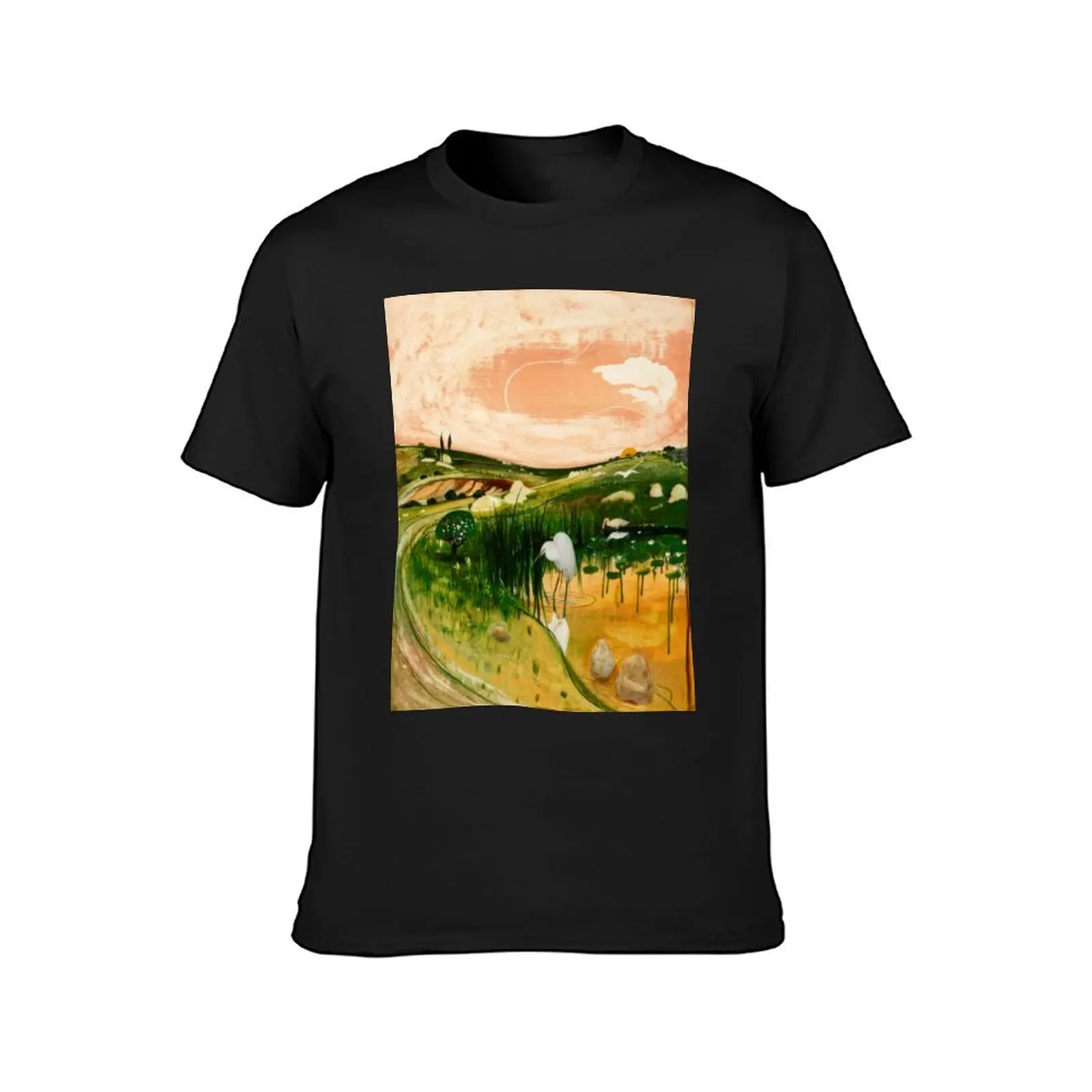 Brett Whiteley T-Shirt oversized animal prinfor boys vintage t shirt men