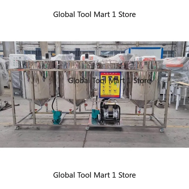Corro- Resistant Stainless Steel Sunflower Oil Refining Unit Motor Core New Oil Purification Machine Oil Refinery Dingsheng