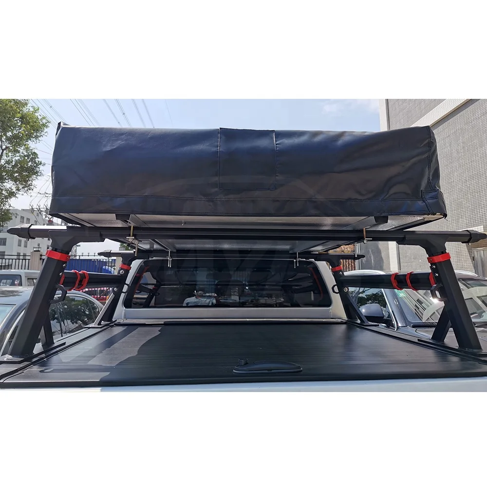 Factory Outlet Pickup Truck Bed Rear Roof Rack Ladder Pick up Car Ladder Racks