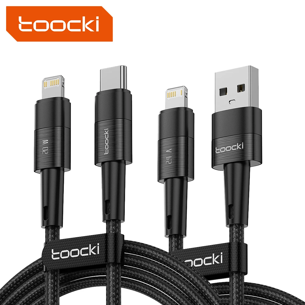 Toocki Typ-C Lightning-Kabel für iPhone 12 11 Pro Max 8 7 6 USB-C zu Lightning Schnellladekabel Datenkabel