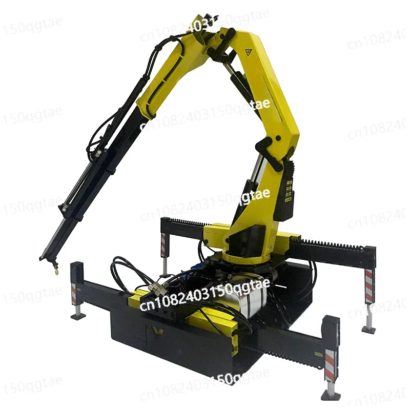 1/14 Standard Crane Model Hydraulic Truck-mounted Crane Hydraulic Front and Rear Support Foot Model Kit