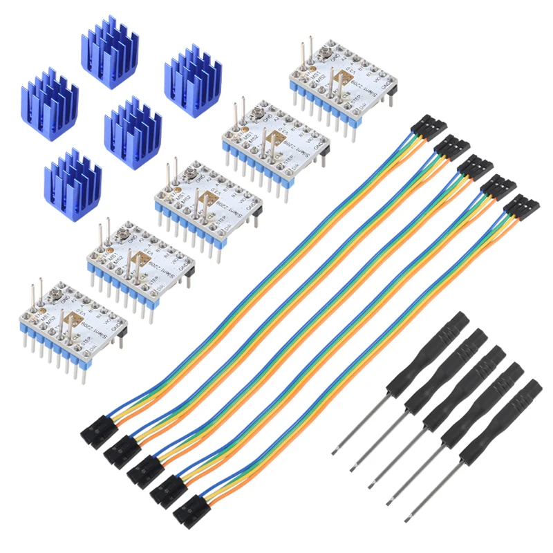 

Драйвер шагового двигателя для 3D-принтера Reprap Ramps1.4 MKS Gen, 5 шт.