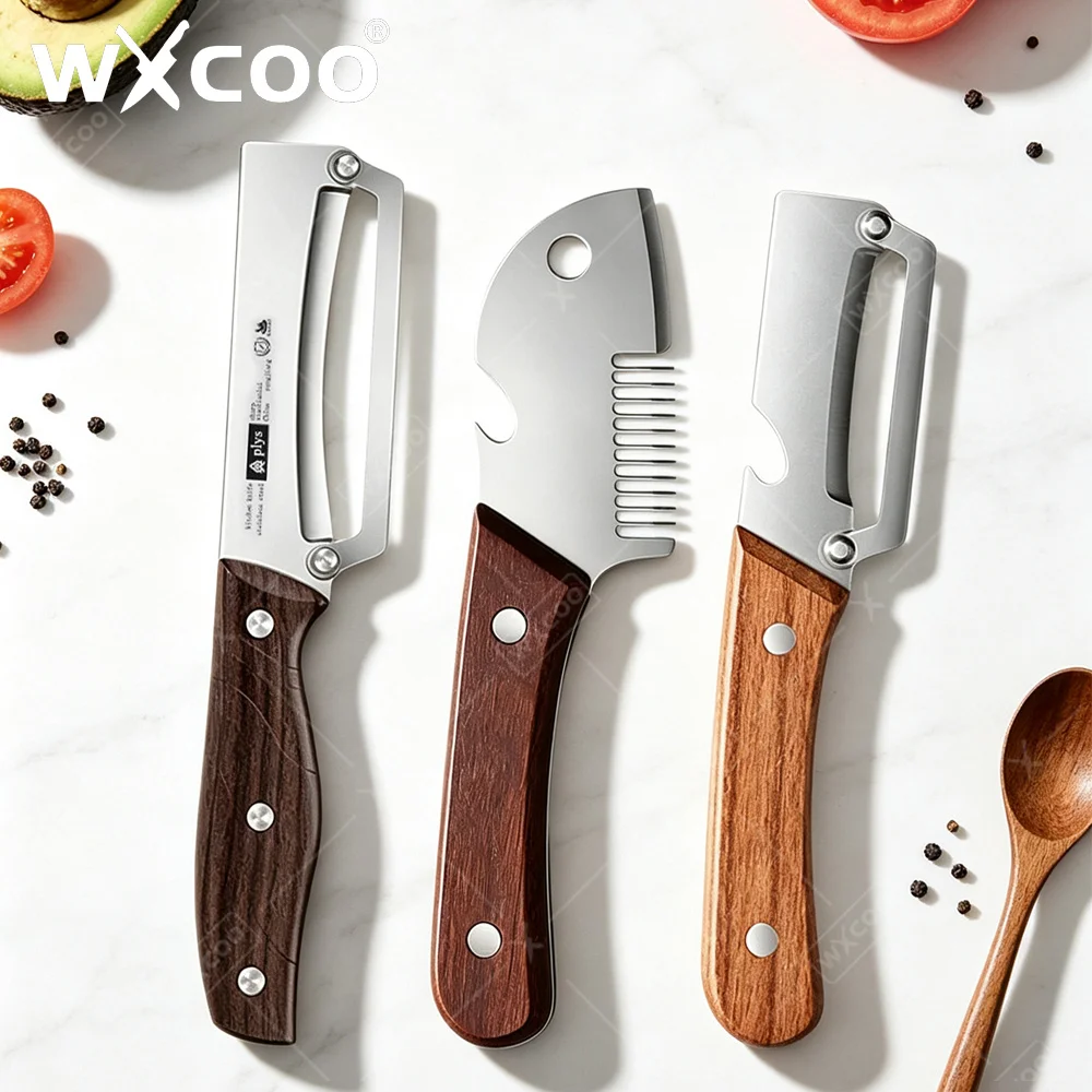 Kitchen Peeler 3-in-1 Multifunction Vegetable Peeler Stainless Steel Fruit Knife Bottle Opener Kitchen-Specific Peeler Slicing