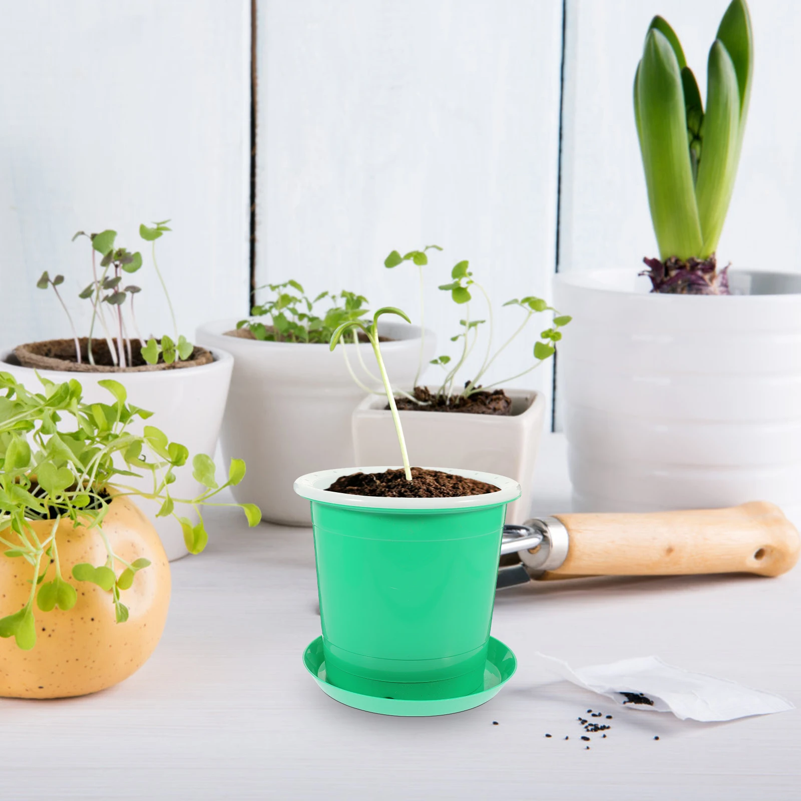 

Sprouter Vegetable Bud Container Box Bean Sprouts Green Ventilated Root Rot Resistant Durable Plastic Balcony