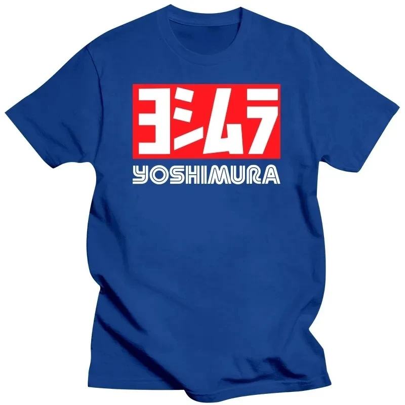 Yoshimura Letter Printed 2024 Men Summer T Shirt Classic Japanese Motorcycle T-shirt Fashion Funny T-shirt Men Cotton Streetwear