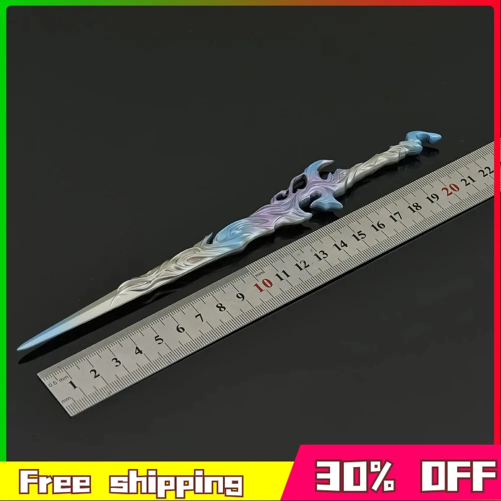 在庫あり-22cm-新フライングソード-チェン・ピンアン-ゲームフィギュア-周辺機器-メタルモデル-デスクトップ装飾品-誕生日プレゼント-おもちゃ