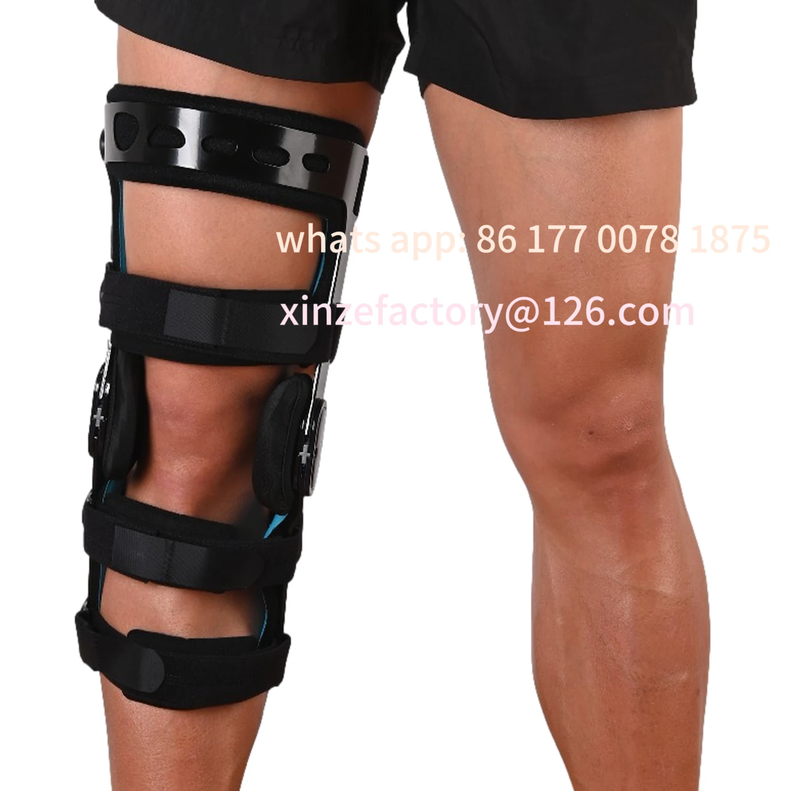Customizable Hinged Knee Brace for Men & Women, Knee Support for ACL/MCL/LCL/PCL, Ligament and Sports Injuries, Arthritis