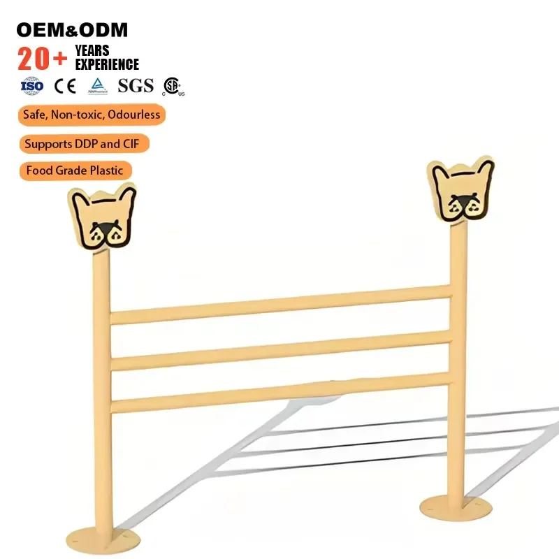 High Quality Customized Dog Agility Equipment Obstacle Course Training Set Pets Galvanized Steel Plastic Park Canine Outdoor