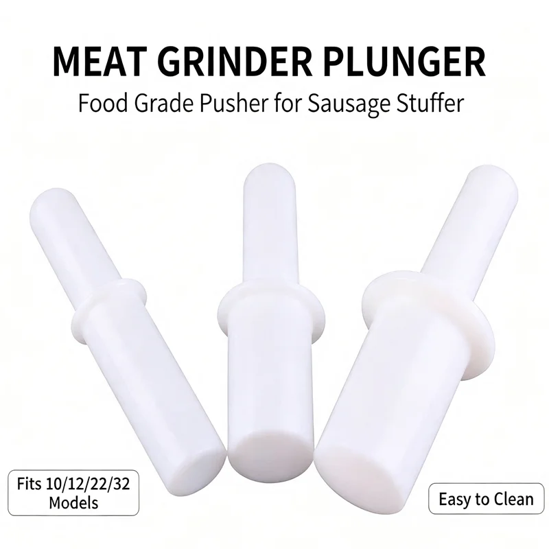 1PCS 5# 8# 10# 12# 22# 32# Plastic Feeding Rod Meat Stick Meat Grinder Tool Part White