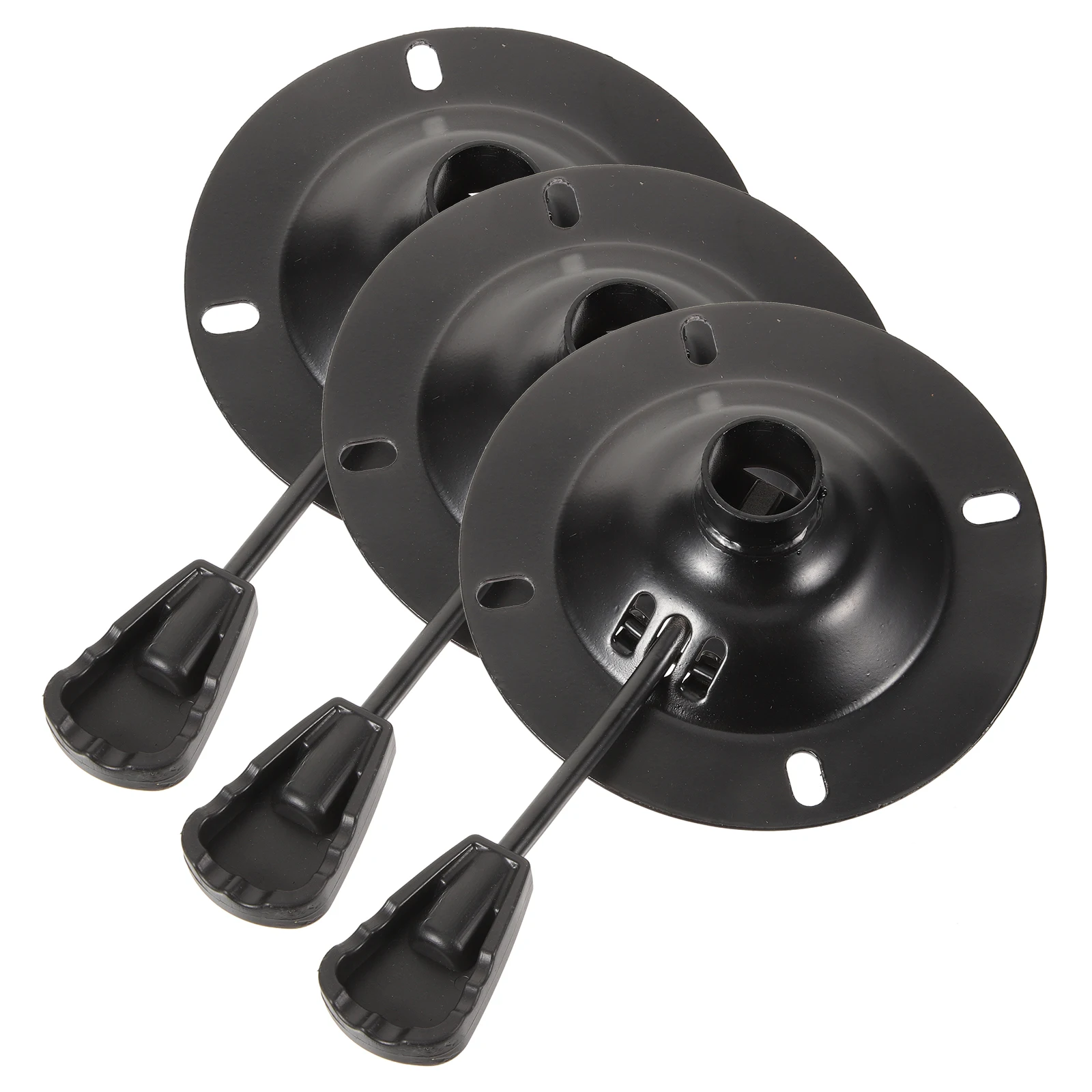 

3pcs Chair Chassis Tray Swivel Base Iron Tilt Control Office Furniture Universal Size Smooth Lift Practical Safe