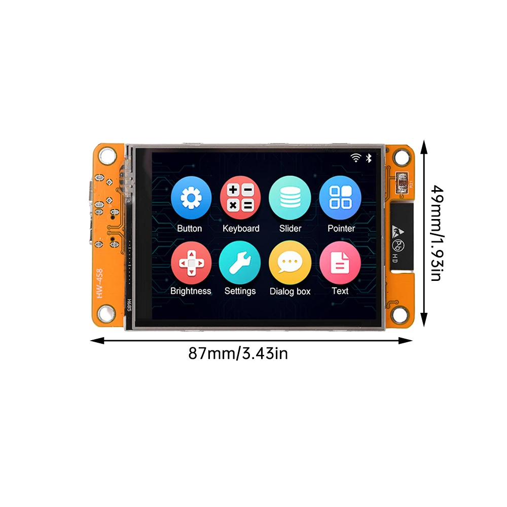 Scheda di sviluppo WIFI e Bluetooth ESP32 Modulo display LCD TFT da 2,8 pollici Schermo intelligente 240 * 320 con WROOM touch