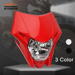 Motorcycle Motocross Halogen Headlight Plate Headlamp For Honda CRF150L 150R 150F 230L 250L 250X 250M 300 450L 450X 450RL