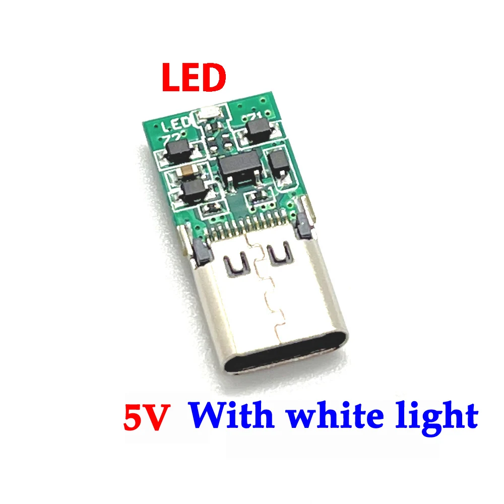 PD/QC Decoy Board With LED 5V 9V 12V 15V 20V Module PD 2 3.0 DC Trigger Cable USB Type-C  Female Plug QC4 Charge Connector view 2