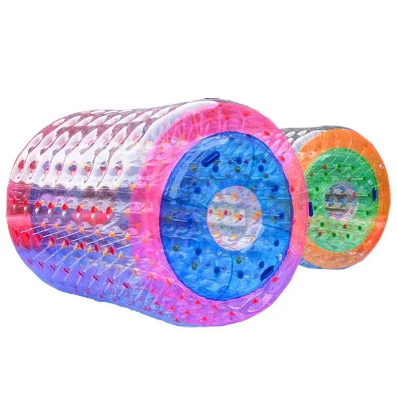 Water Roller Thickened Inflatable Water Park Equipment Children's Hand Boat Walking Ball Toy Outdoor Facilities