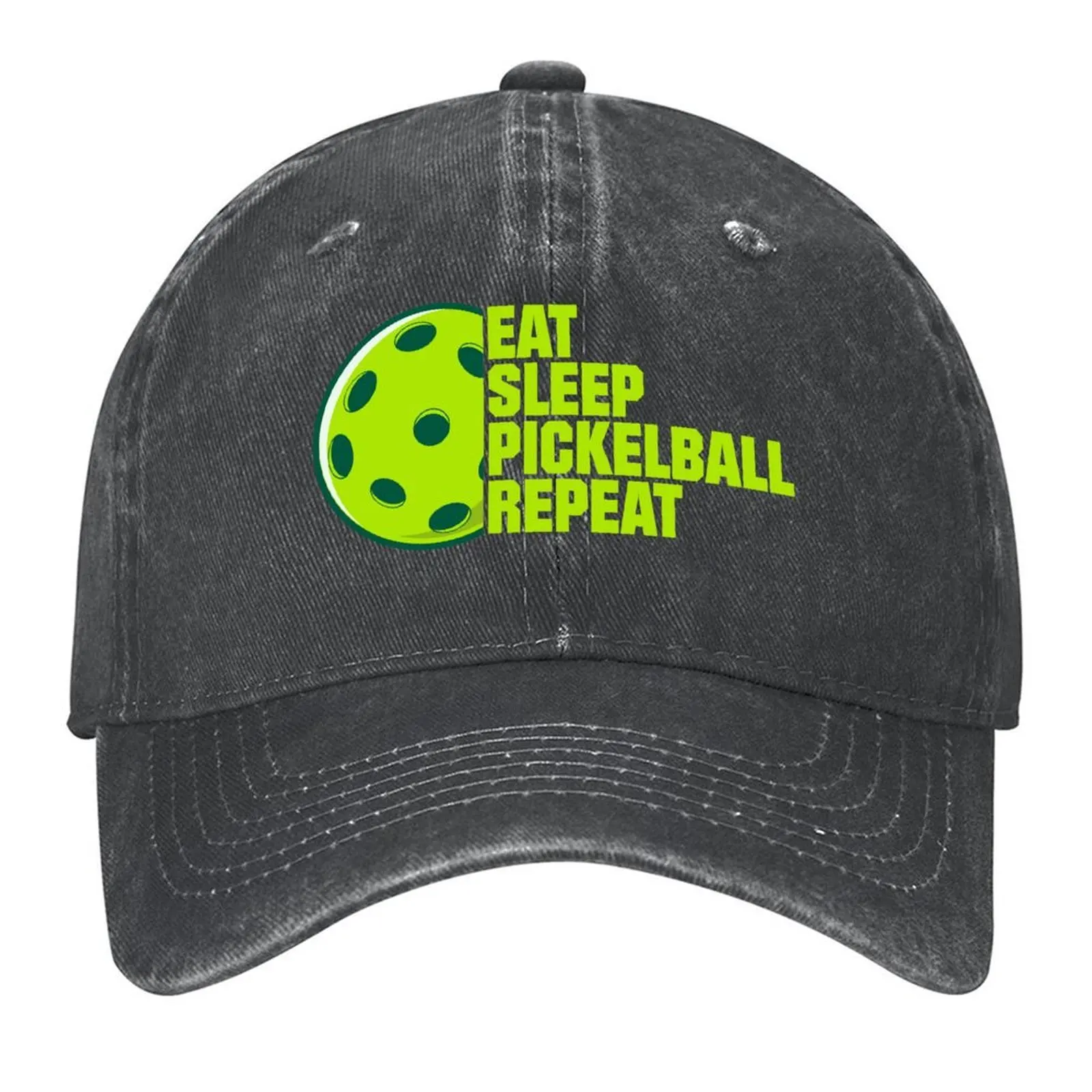 

EAT SLEEP PICKELBALL REPEAT Baseball Cap Hat Beach Hat men Cosplay Luxury Hat Elegant Women's Hats Men's