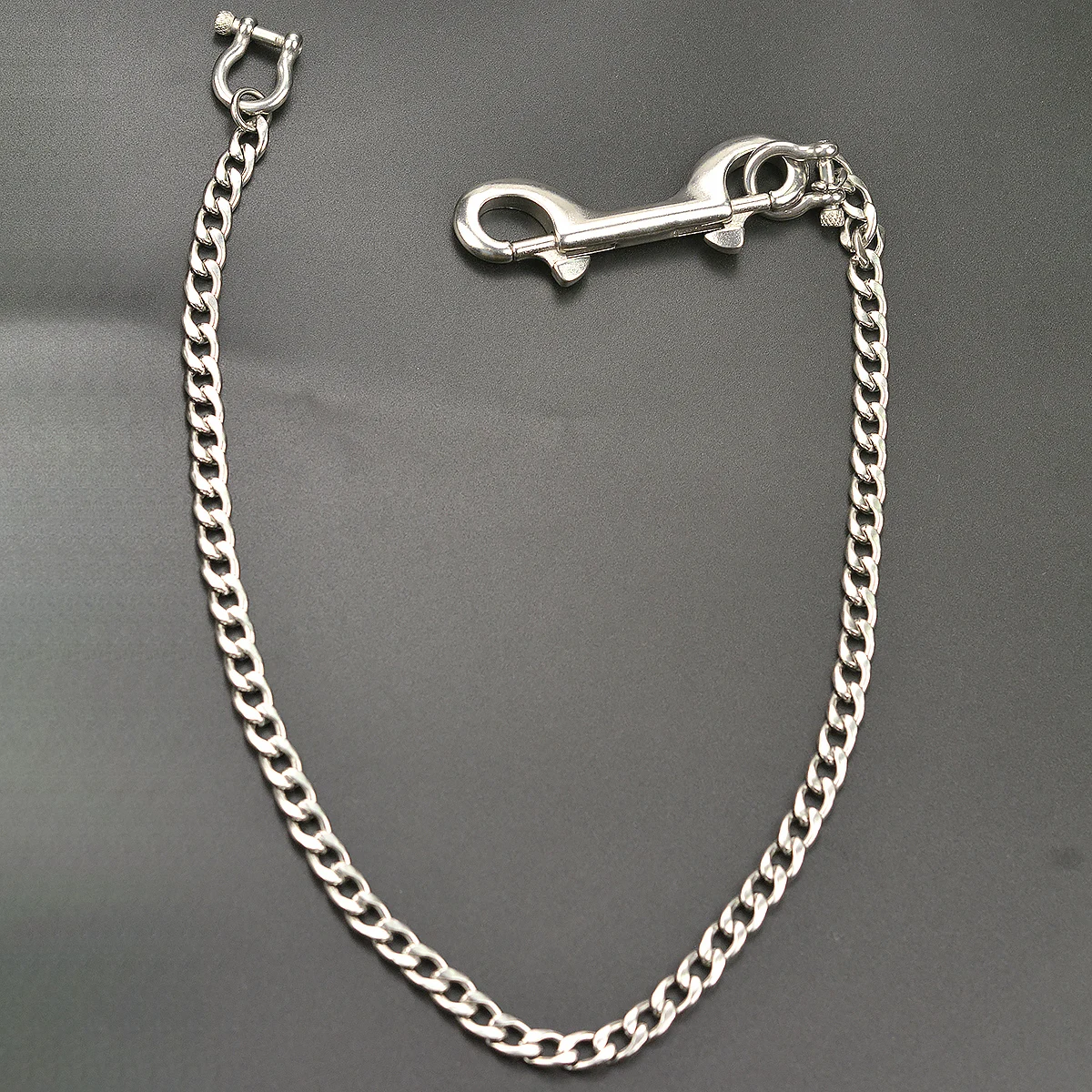 Heavy  Chunky queer 25 inch long  Miami stainless steel link jean trouses key chain street dance Shackle choker