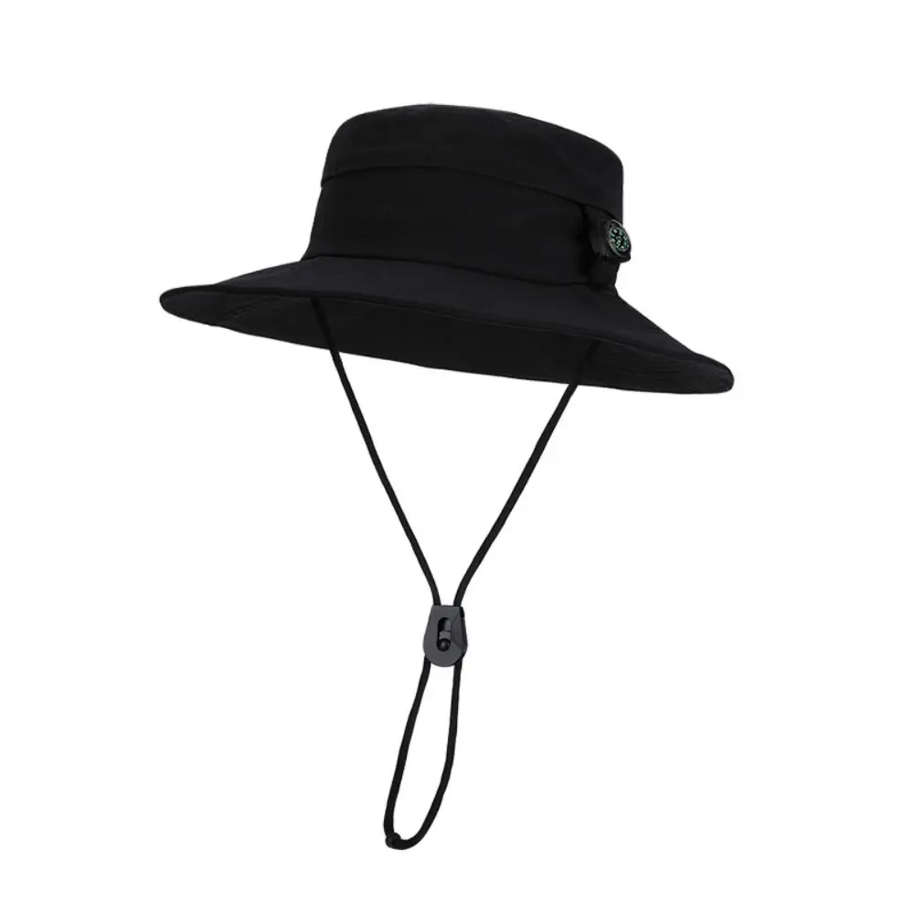 New Sunshade Bucket Hat Quick-drying with Compass Fishing Hats Anti UV Waterproof Benni Hat Summer