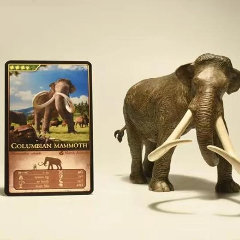 

America Wild Animals Elephant Model Simulation Big Mammoth Action Figures Figurine PVC Material Collectible Ornaments Best Gift