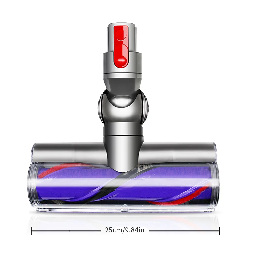 رأس فرشاة الأرضية لدايسون V15 V11 V10 V7 V8 أرضية من الخشب الصلب مرفق فرشاة دوارة أجزاء المكنسة الكهربائية