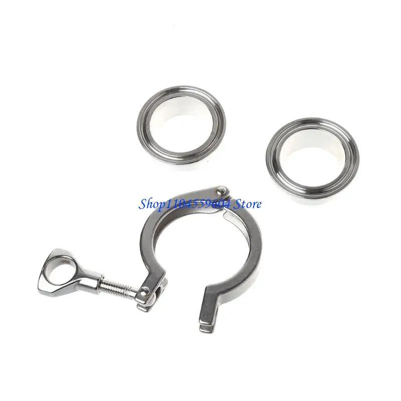 

12QM 38mm 1.5" OD SS304 Sanitary Pipe Weld Ferrule + for Tri Clamp + PTFE Gasket Set