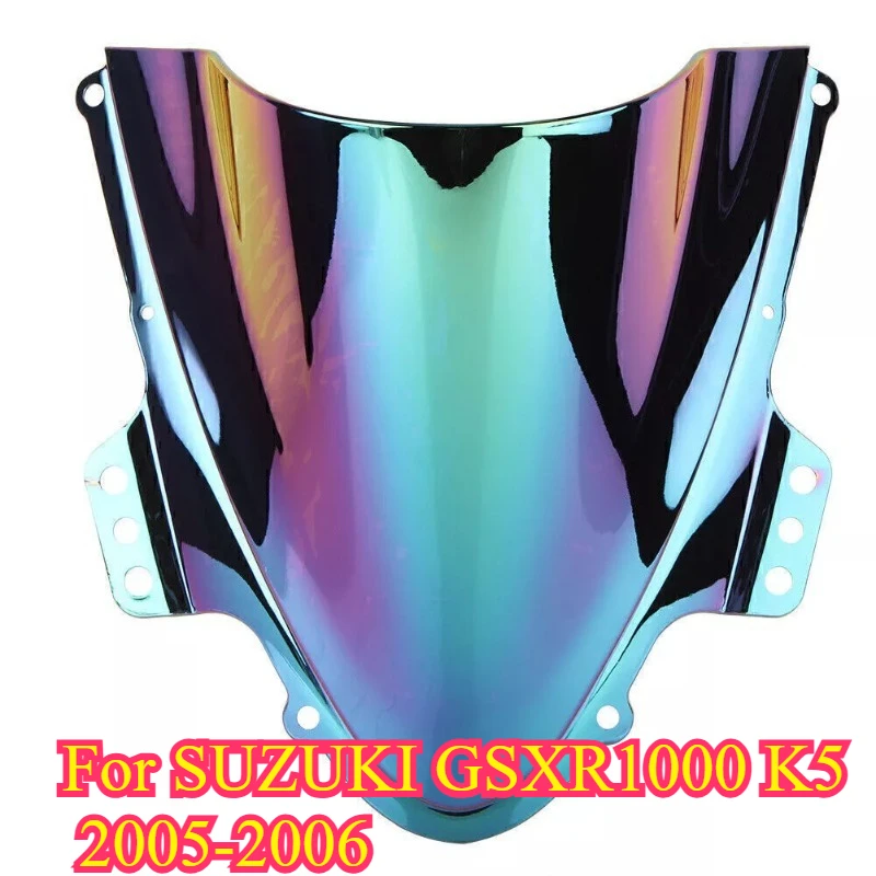 

DONGTING Motorcycle Double Bubble Windshield Windscreen Screen for 2005 2006 Suzuki GSX-R1000 GSXR1000 GSXR GSX-R 1000 K5