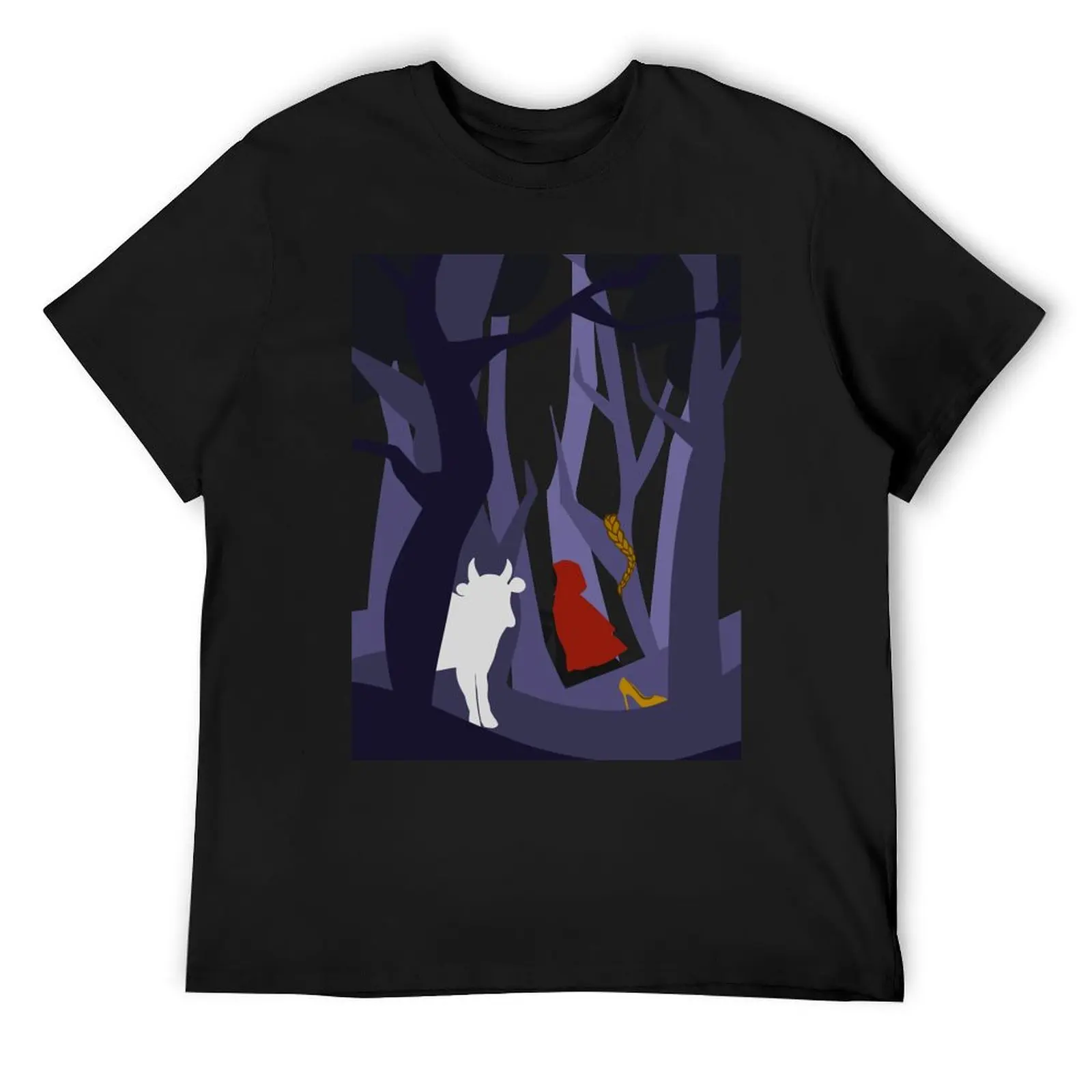 Into The Woods Forest T-Shirt anime t shirts rapper graphic tees compression shirt men