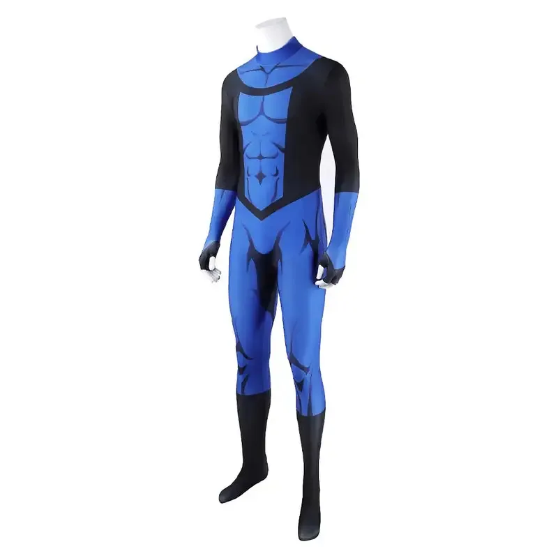 

asdh8@Mark Gson Cosplay Men Roleplay Jumpsuit Glasses Headgear Anime Invincible Costume Disguise Outfits Halloween Carnival Suit