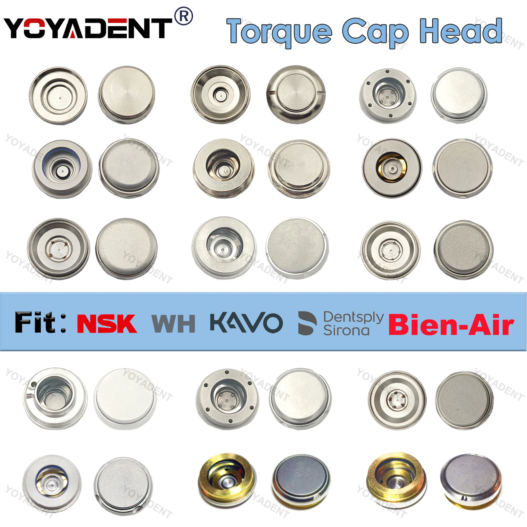 

Стоматологический наконечник с крутящим моментом, крышка из нержавеющей стали, подходит для W-H NSK KAVO Sirona Bien-Air, стоматологические материалы