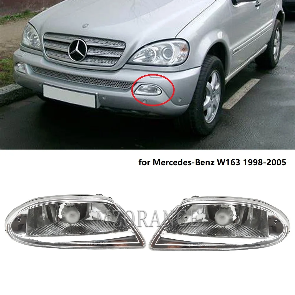 

Fog Lamp for Mercedes-Benz W163 1998-2005 ML350 ML500 ML430 ML320 ML55 Fog Lights Headlight Front Bumper Headlamp 163 820 04 28