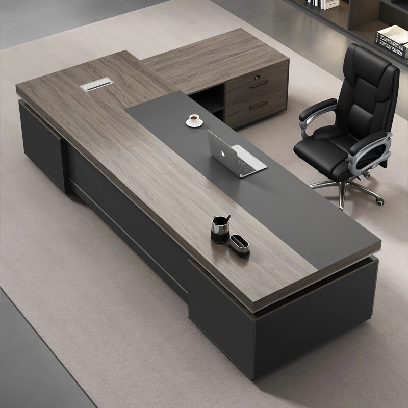 CEO desk,boss table,office Furniture,Office Chair Set With Double Cabinet, Simple Modern Executive , Manager , Supervisor Desk, 