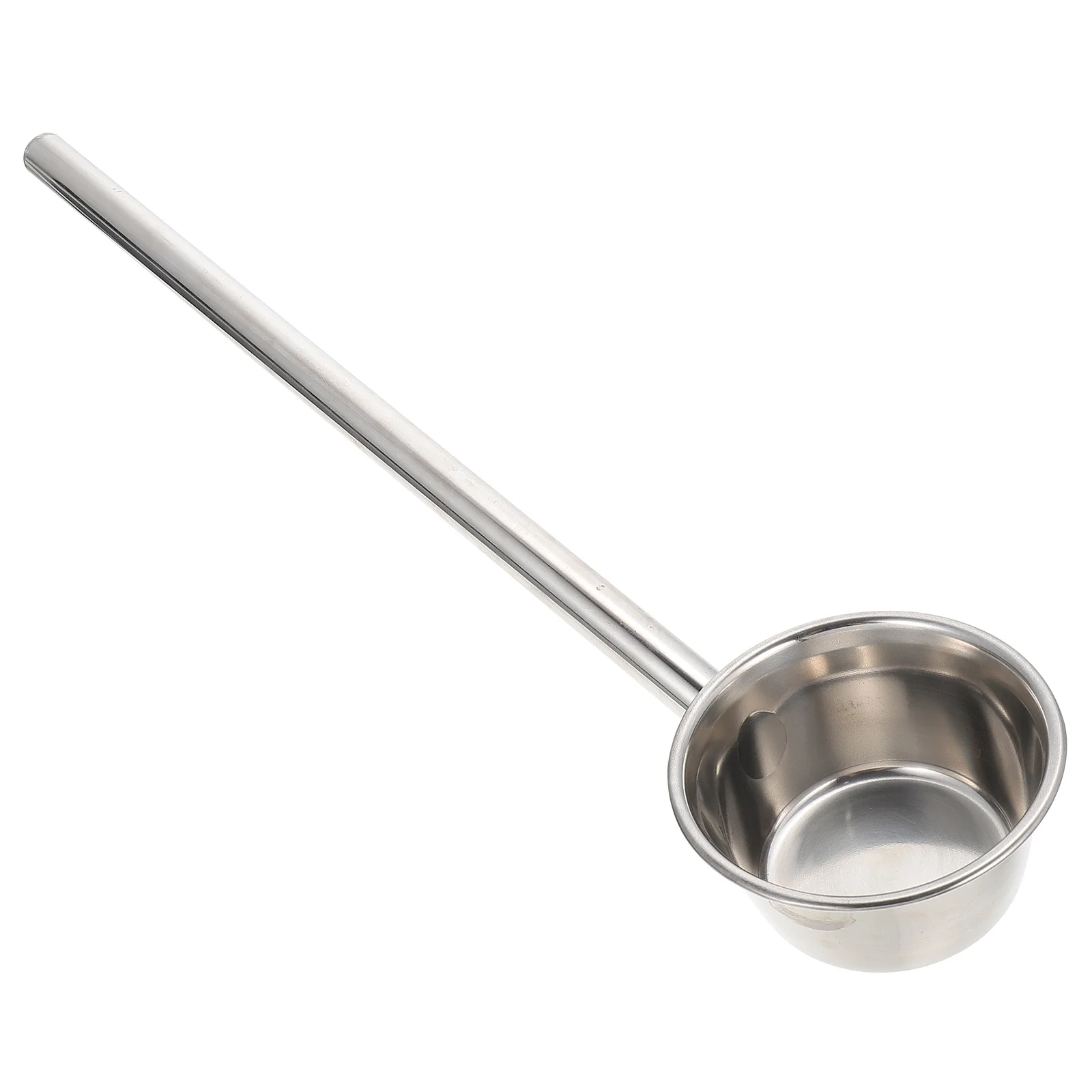 

1pc Long Handle Water Spoon Ladle Stainless Steel Scoop for Cooking Hot Pot Soup Long Lasting Kitchen Tool