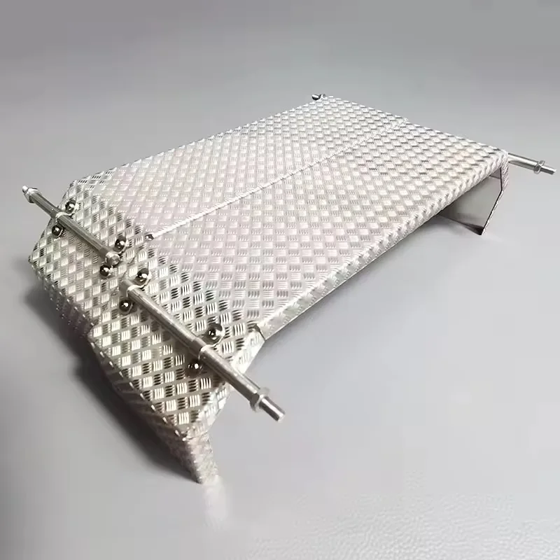 Metal Biaxial Anti-skid Pattern Fender for 1/14 Tamiya RC Truck Car Scania 770S BENZ 3363 VOLVO FH16 MAN Diy Parts Toys