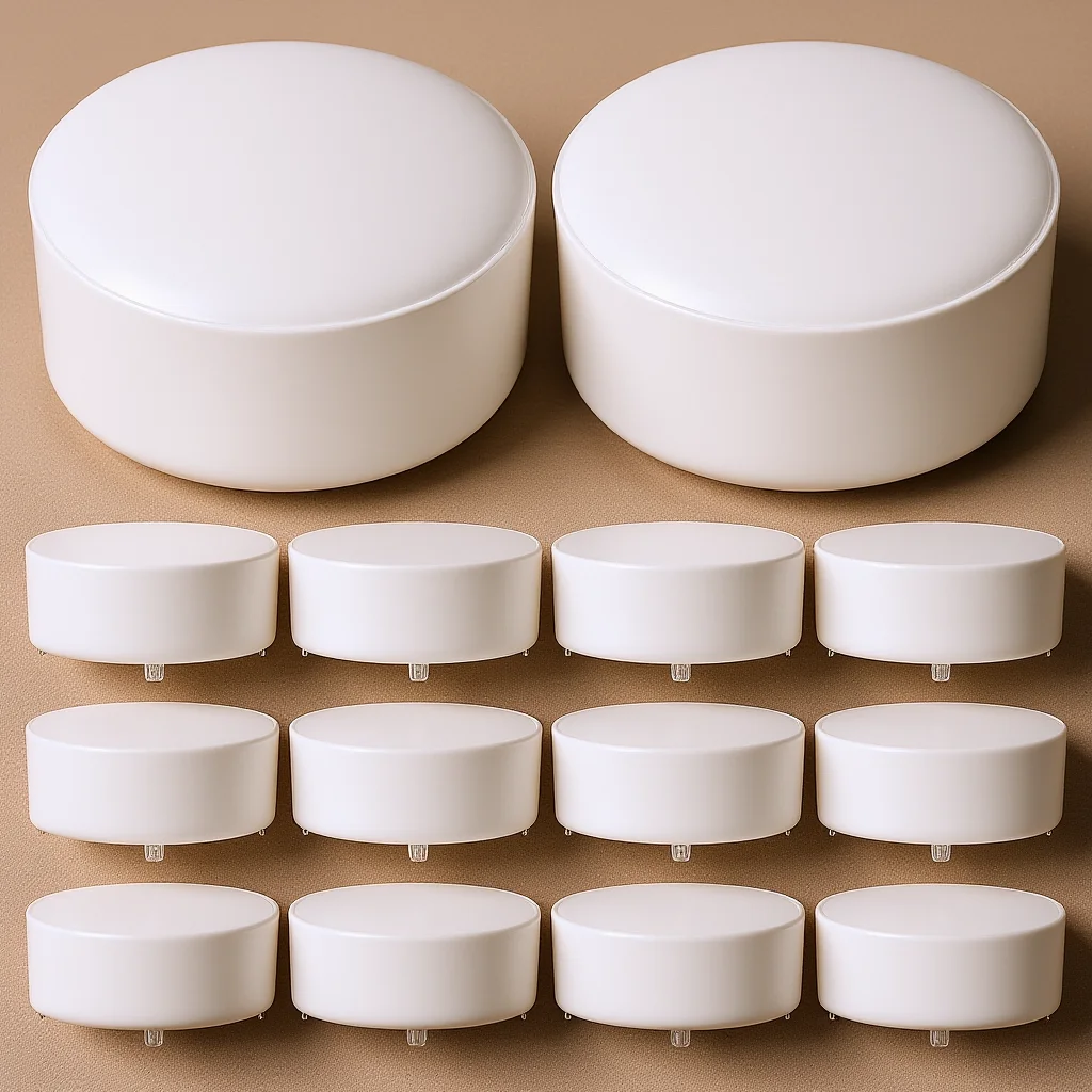 

100Pcs Plastic Cup Clear 15ml Heat Resistant Simple Design Suitable Various Candles Home Decor Holder