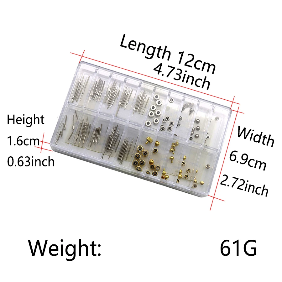 watch parts contain 10 types of crowns, 10 types of movements, and connecting rods for the case, suitable for various movements