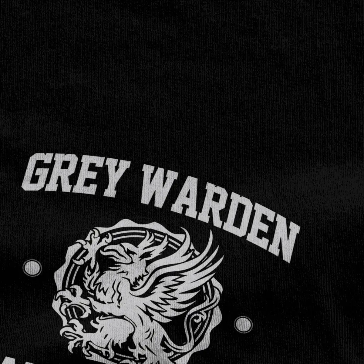 Men's Grey Warden Athletic Department Dragon Age Gym Shirt Print T-Shirts Cotton Clothes Summer T-Shirt O Neck Tshirt Big Size