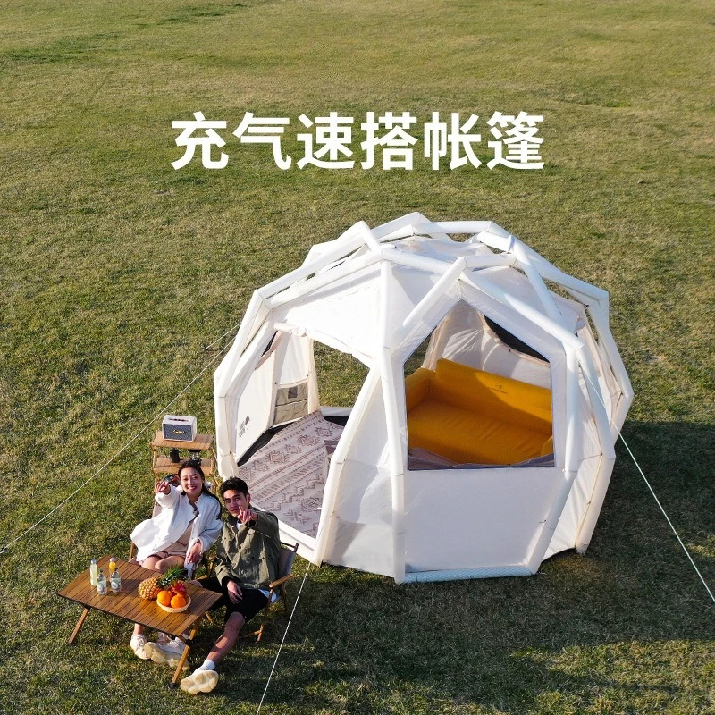 Inflatable Cabin Tent Automatic Quick Pitch Dome Camping Tent  Outdoor Ball Canopy Portable for Family