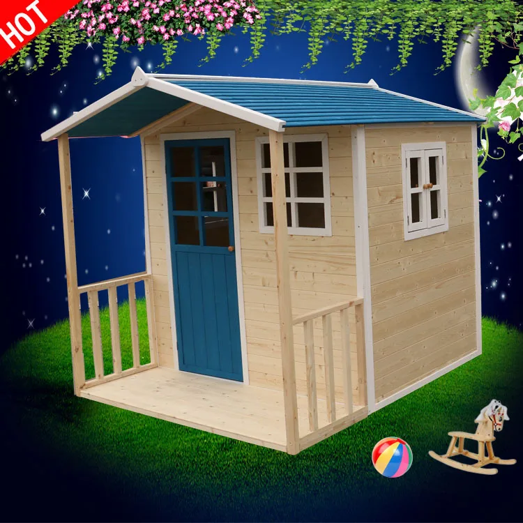 #Large wooden house outdoor tent educational toy kindergarten play house tree house children's furniture playroom factory direct