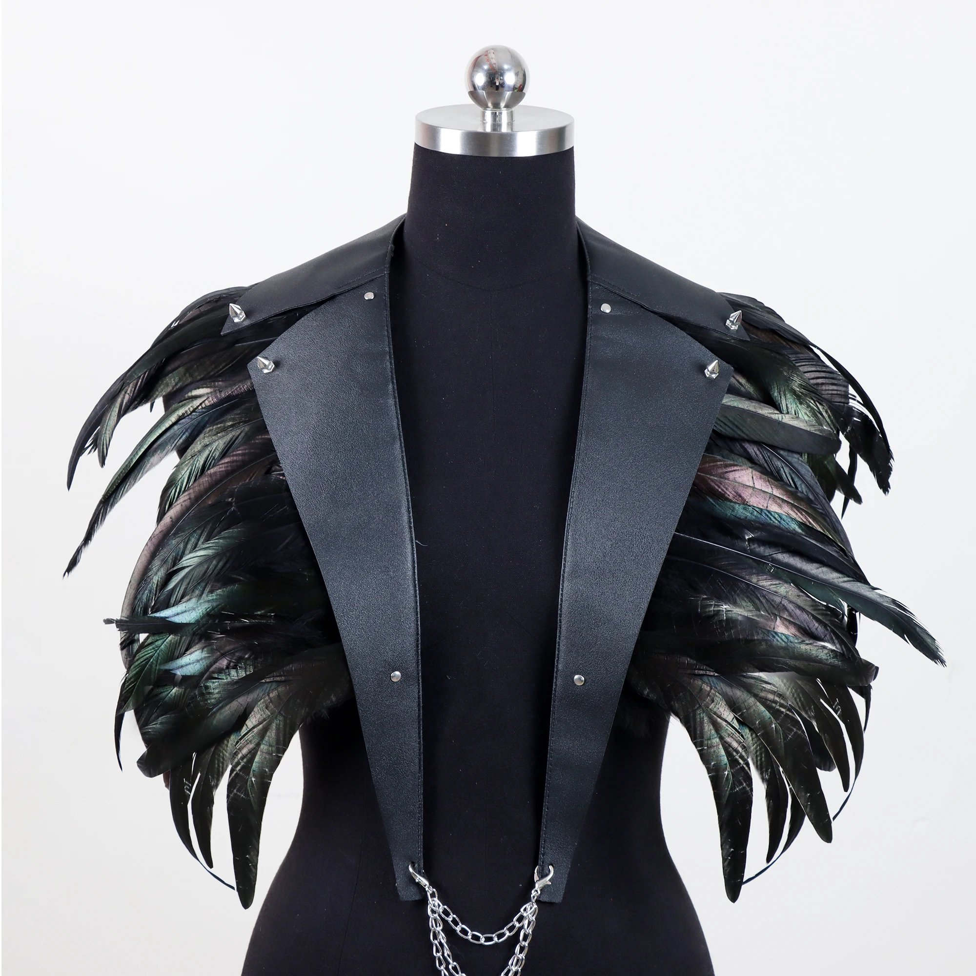 Clown Cosplay Feather Tank Top Halloween Festival Rave Party Women Man Gothic Clothes Punk Crop Tops Body Harness Sexy Lingerie