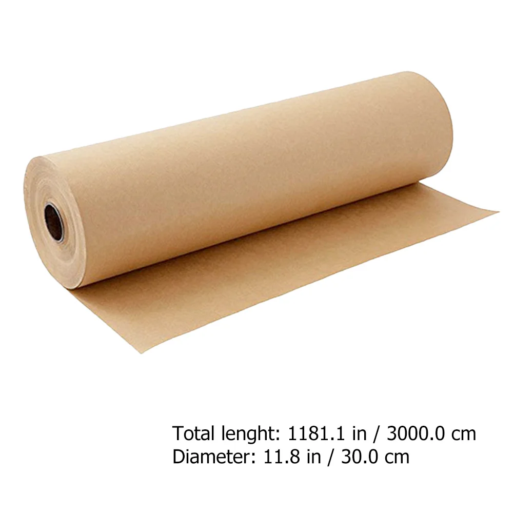 1 Roll Premium Kraft Paper Smooth Surface Gift Wrapping Material For Diy Craft Bouquet Decor Flower Packing Protector