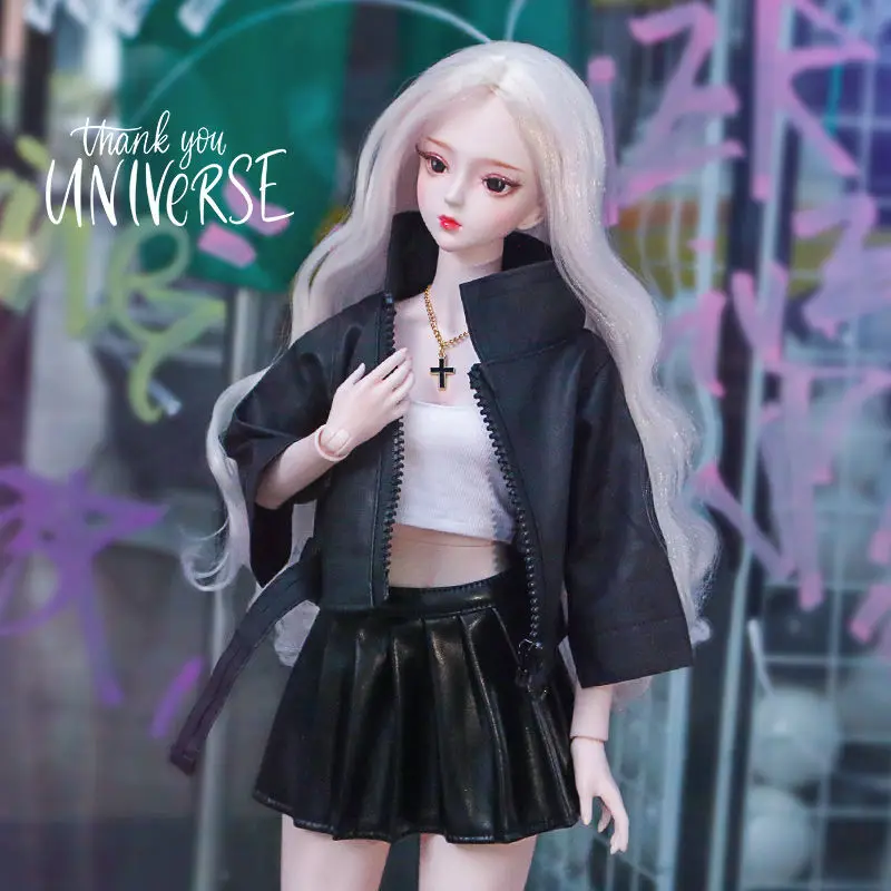 60cm BJD Doll's Clothes Skirts 1/3  bjd Wakatide's Winning Leather Suit