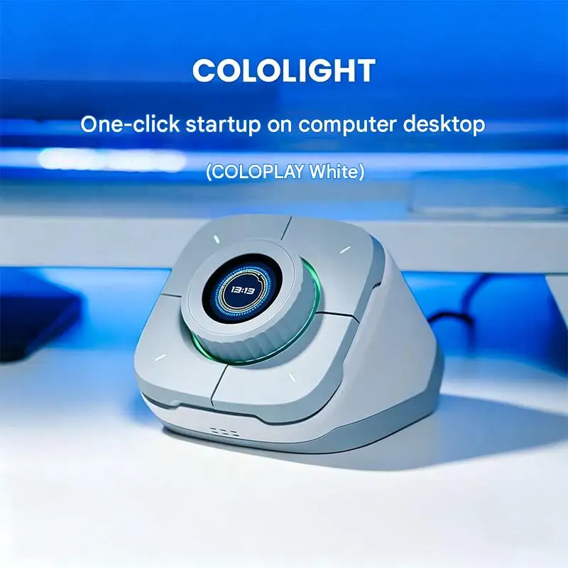 Cololight COLOPLAY Desktop Controller – One-Key Power, Keypad & Volume Knob