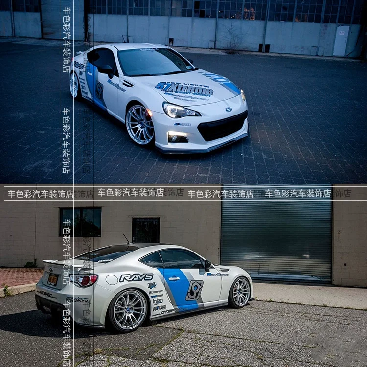 ملصق فينيل للسيارة لسيارة Toyota 86 تعديل مظهر الجسم وإكسسوارات ملصقات رياضية عصرية