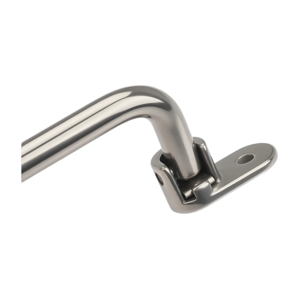 Fold Down Handle Made of 304 Stainless Steel for Toolboxes Cabinet Doors and Industrial Cabinets 138mm 158mm Pitch