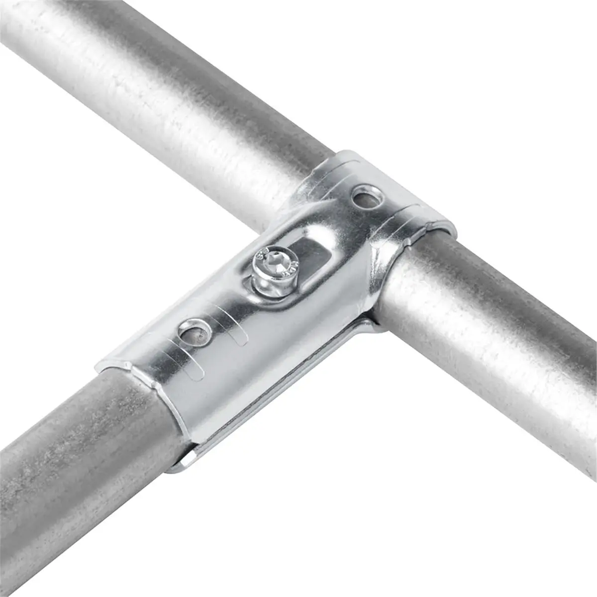 8PCS Galvanized Connectors for Clothes Racks, Flower Racks, Workbenches, Shelves and Turnover Carts Line Connectors